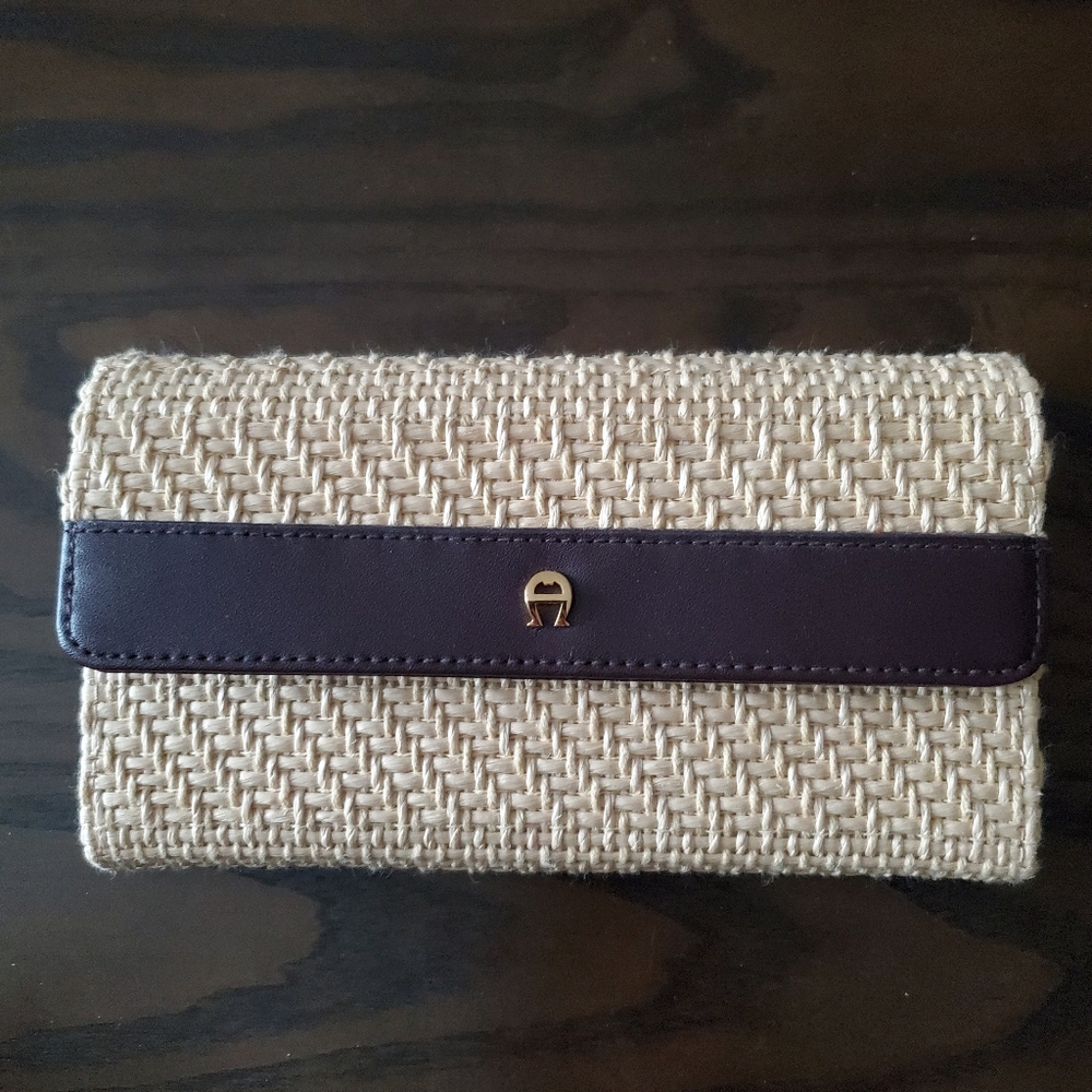 Etienne Aigner Woven Wallet